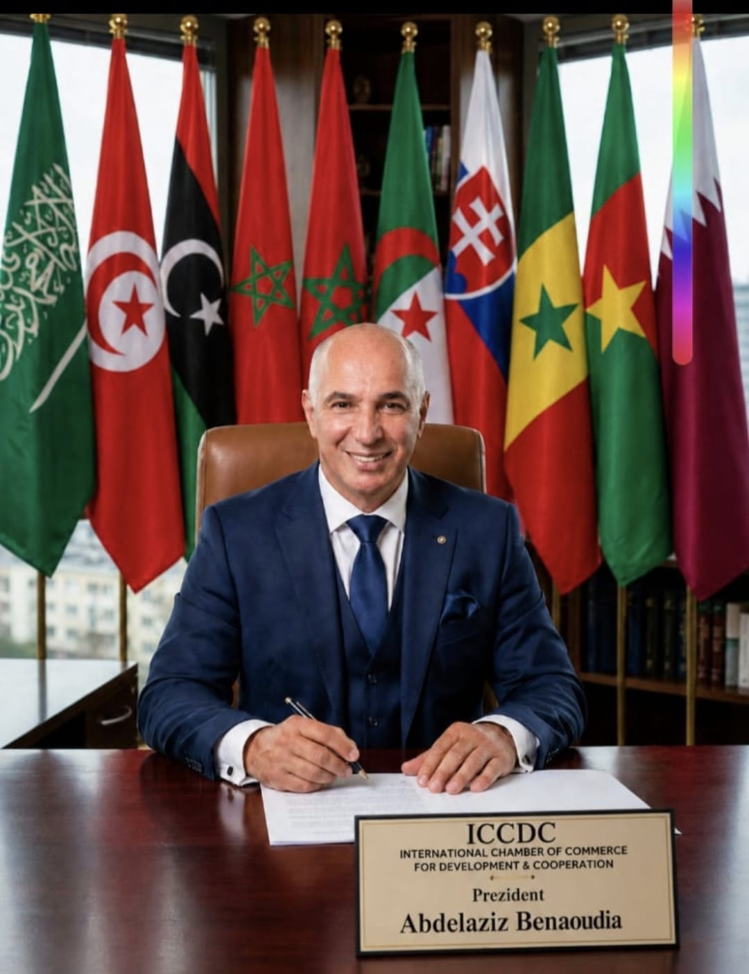 Abdelaziz Benaoudia - President of the International Chamber of Commerce ICCDC