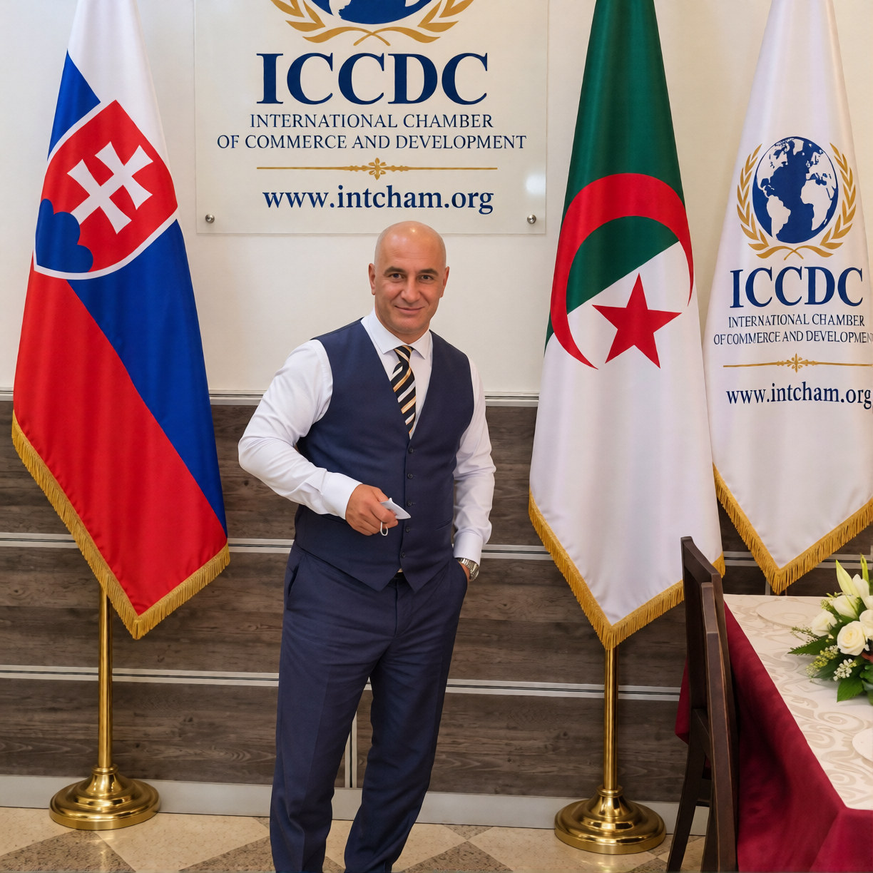 Abdelaziz Benaoudia – prezident Medzinárodnej obchodnej komory ICCDC